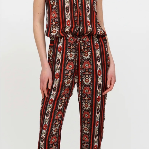 ISABEL MARANT ETOILE TAD PRINTED CREPE DE CHINE JUMPSUIT - Picture 4 of 13